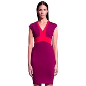 Narciso Rodriguez for DesigNation Sheath Dress - Size XL - Plum/Red - EUC